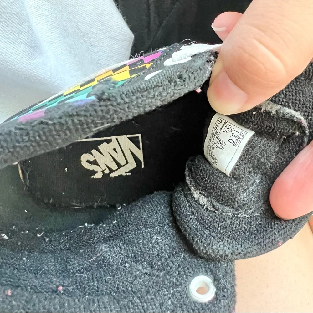 Vans Girls checkered Hi tops - Picture 5 of 7